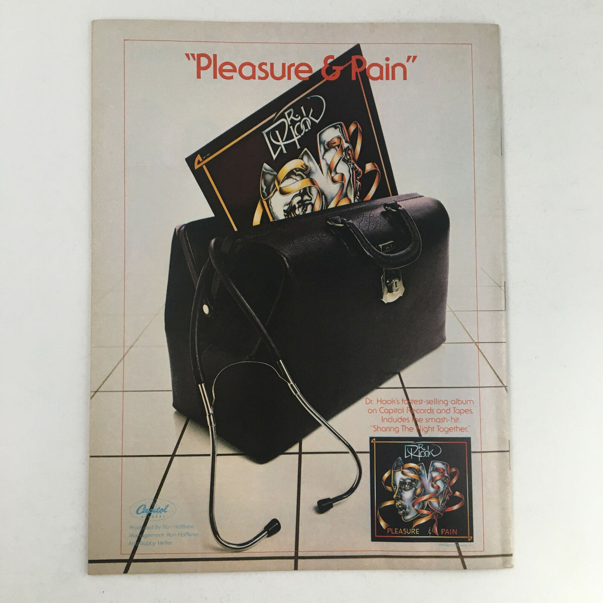 Vintage magazine cover of Circus Magazine dated January 23, 1979 featuring Rod Stewart and Rick Nielsen poster. This collectible item showcases music history and iconic rock stars of the late 70s.