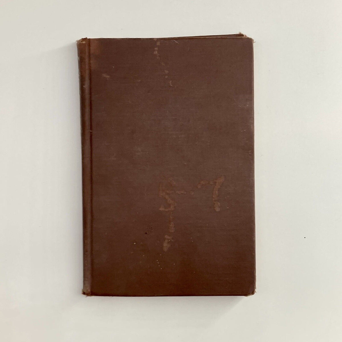 Cover of 1922 DUNCAN'S RITUAL AND MONITOR OF FREEMASONRY Part 1 SOL C. JOHNSON BOOK, showcasing a brown hardcover with minor markings.