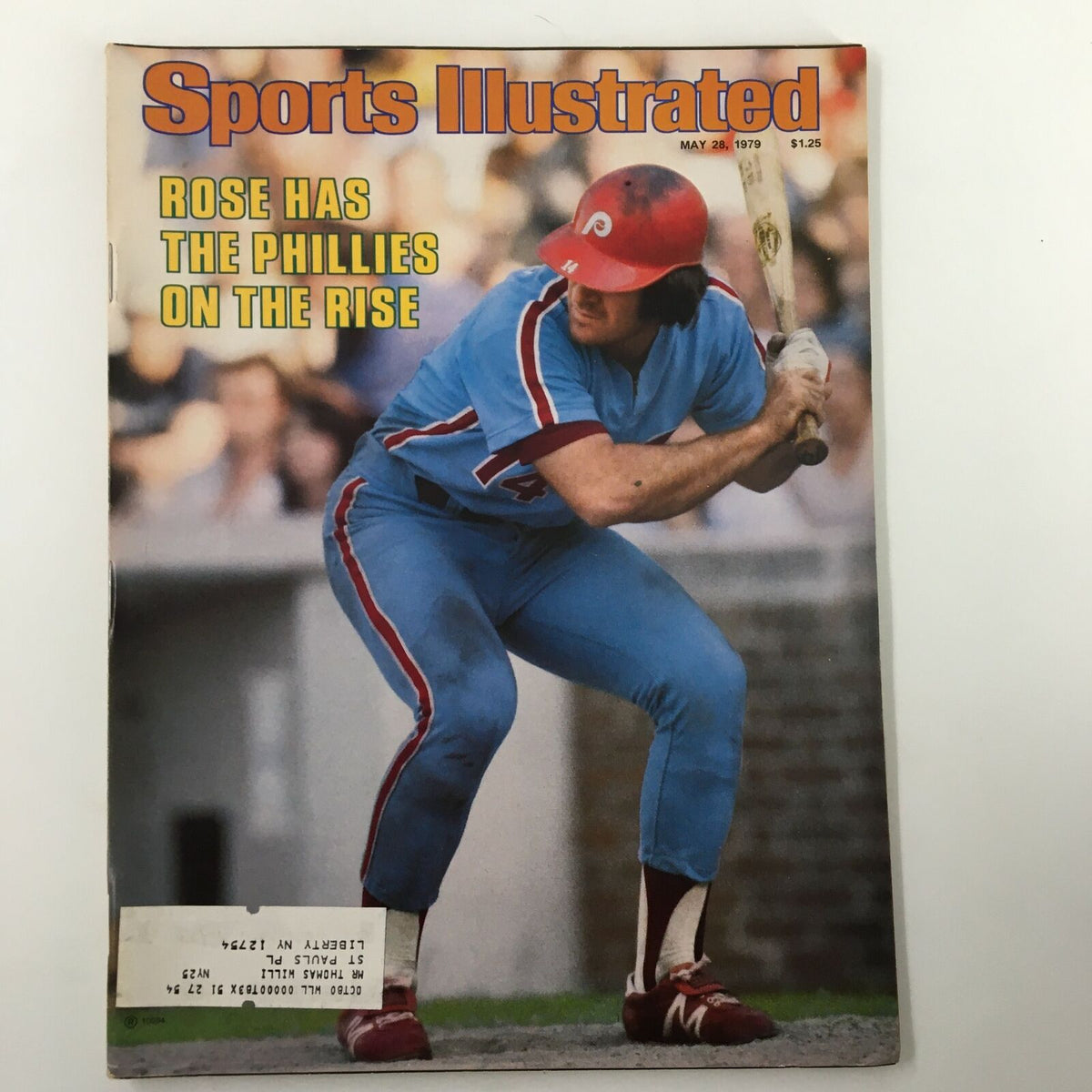 Vintage Sports Illustrated Magazine May 28 1979 Philadelphia Phillies Pete Rose