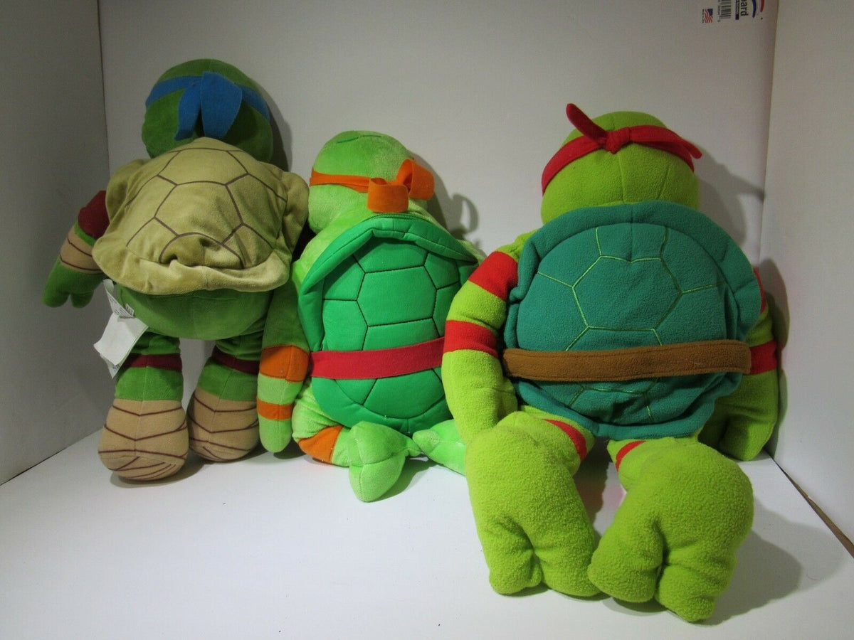 Plush Mix Lot 8 Teenage Mutant Ninja Turtles Nickelodeon, Build a Bear, TY TMNT