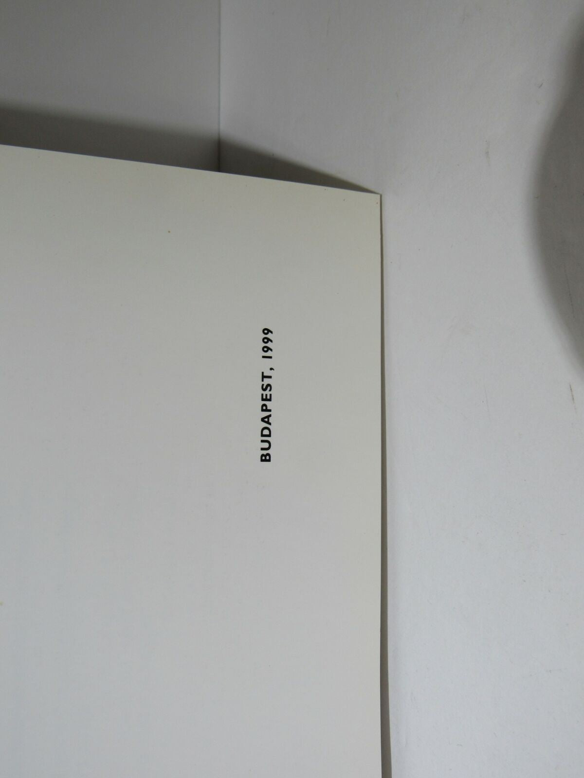 Inside cover page of 'The Keiselbach Collection Modernism Hungarian 1900-1950 by Tamas Keiselbach' showing publication details, printed in Budapest, 1999.