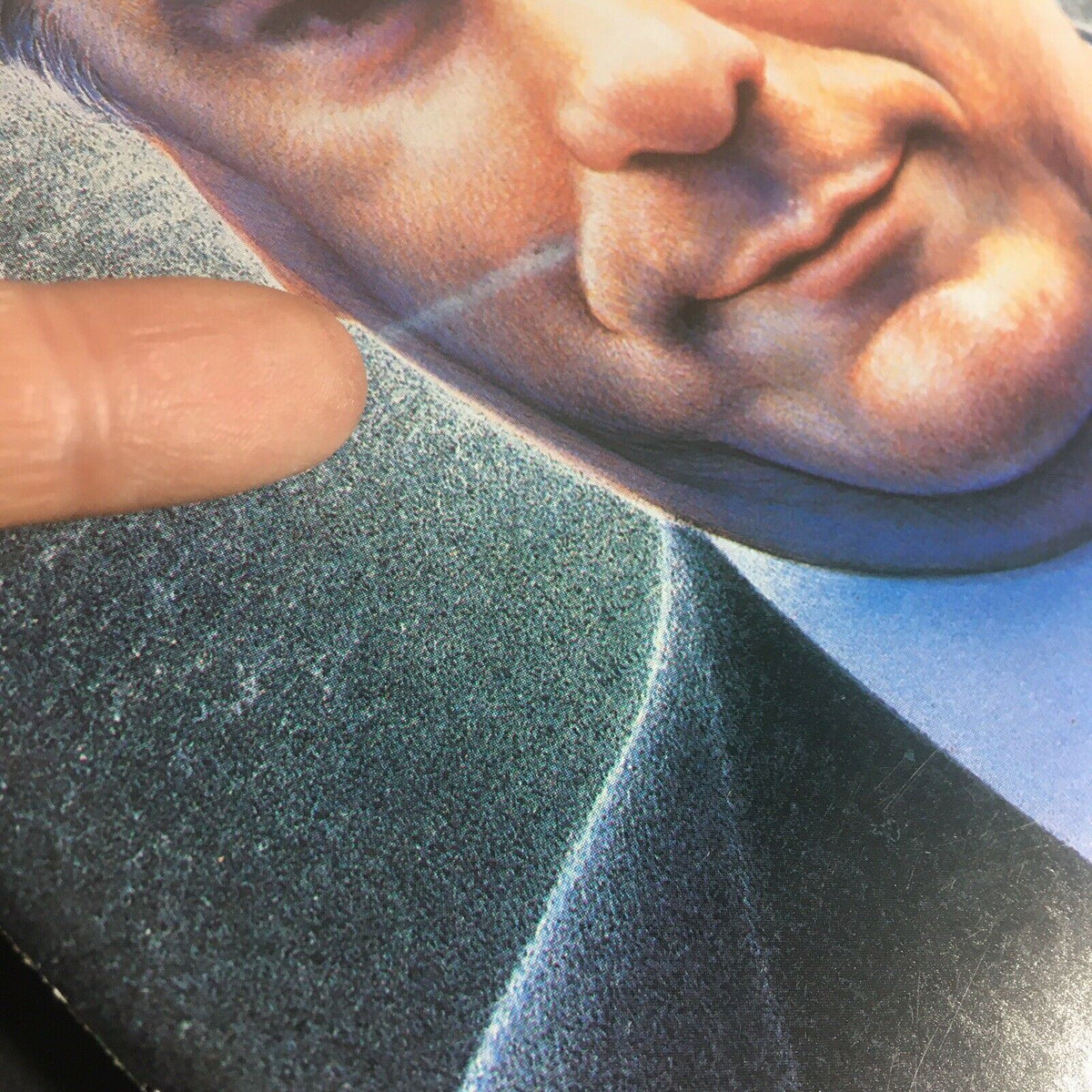 Close-up of the cover of VTG New York Magazine June 23, 1986, showcasing a detailed illustration related to 'The Rise of John Gotti' by Michael Daly.