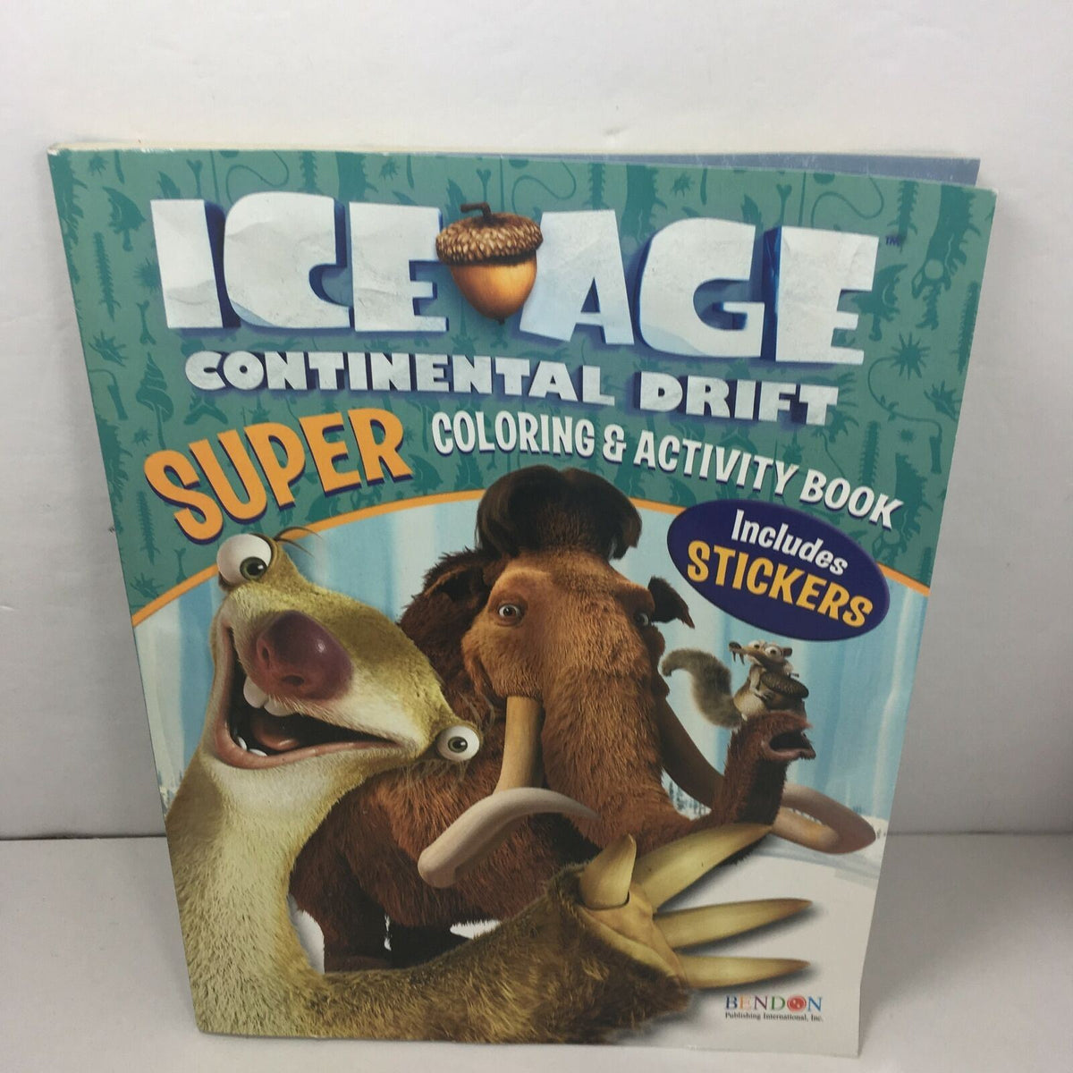 Ice Age Continental Drift Super Coloring & Activity Book Stickers Included