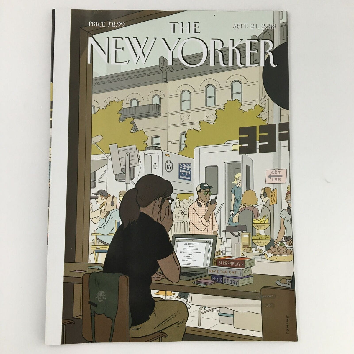 The New Yorker September 24 2018 Full Magazine Theme Cover Adrian Tomine