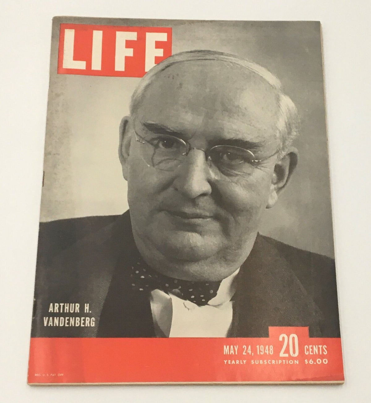 Life Magazine May 24 1948 Arthur H. Vandenberg Cover, Historical Edition for Collectors