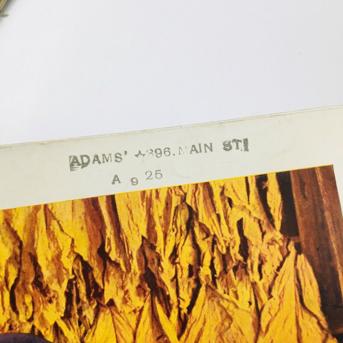 Back cover details of VTG Life Magazine September 29, 1941, showing a stamped mark, adding character to this vintage publication.