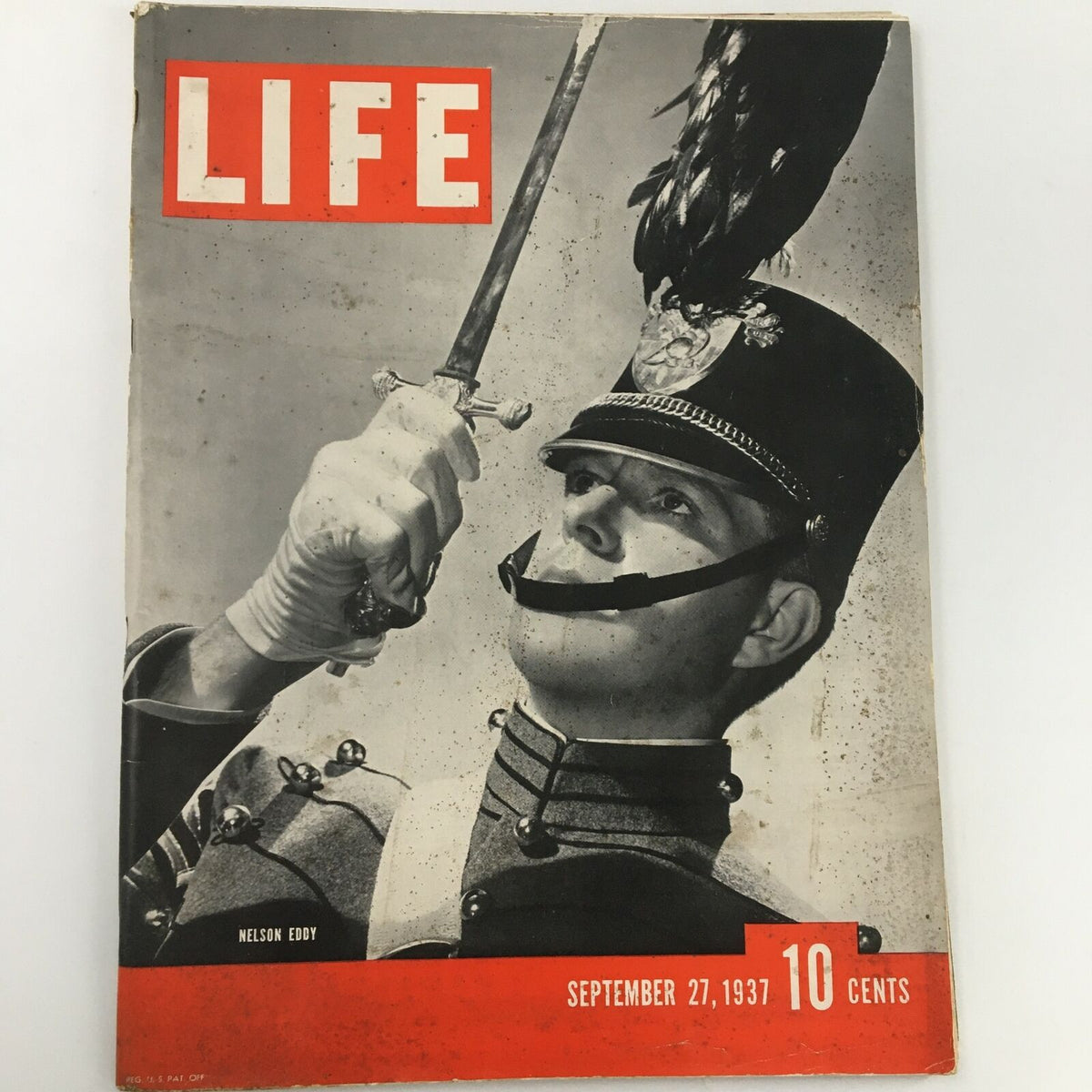 Life Magazine September 27 1937 Featuring Nelson Eddy - Vintage Newsstand Collectible