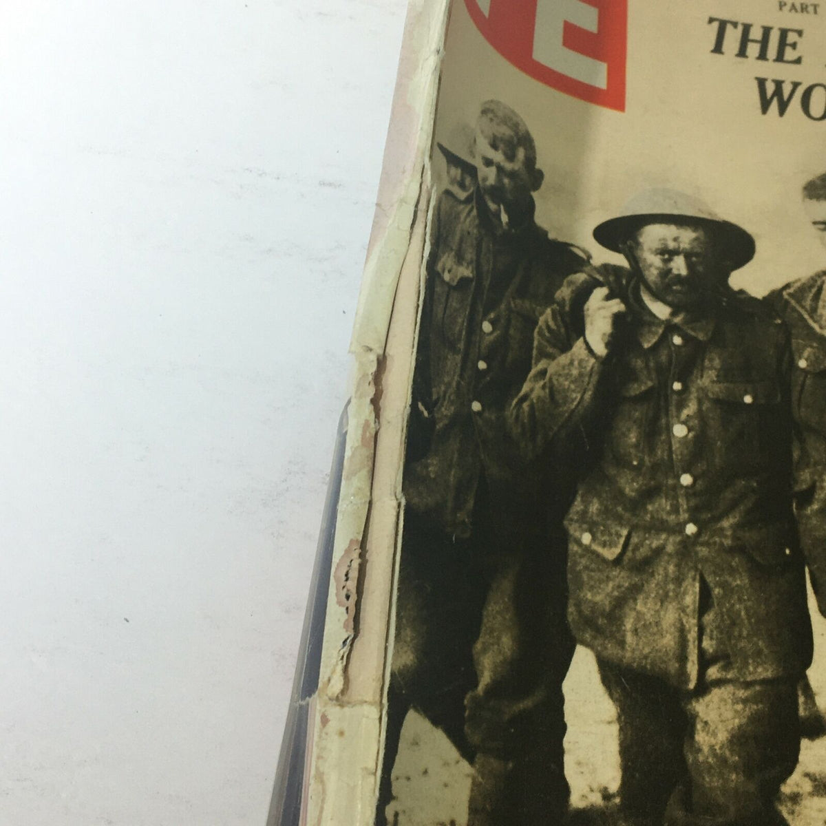 Close-up of the VTG Life Magazine March 13 1964 featuring part of the cover showing a historical image related to The First World War.