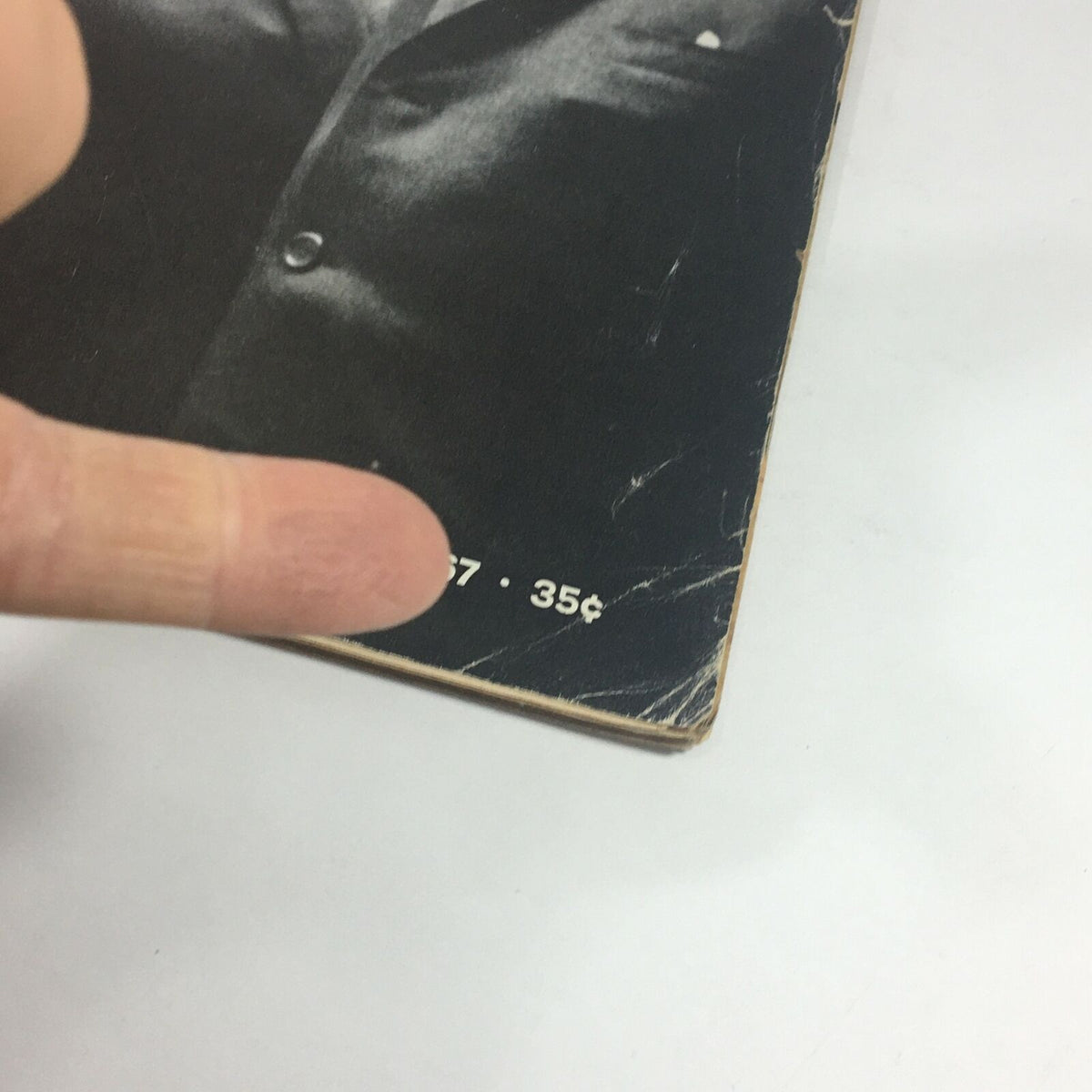 Close-up view of the price and date on the cover of VTG Life Magazine June 30 1967, emphasizing its vintage appeal.