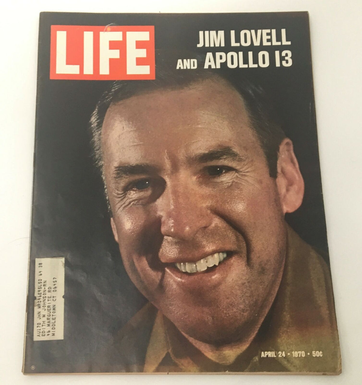 Life Magazine April 24 1970 Featuring Jim Lovell and Apollo 13 Mission Cover History