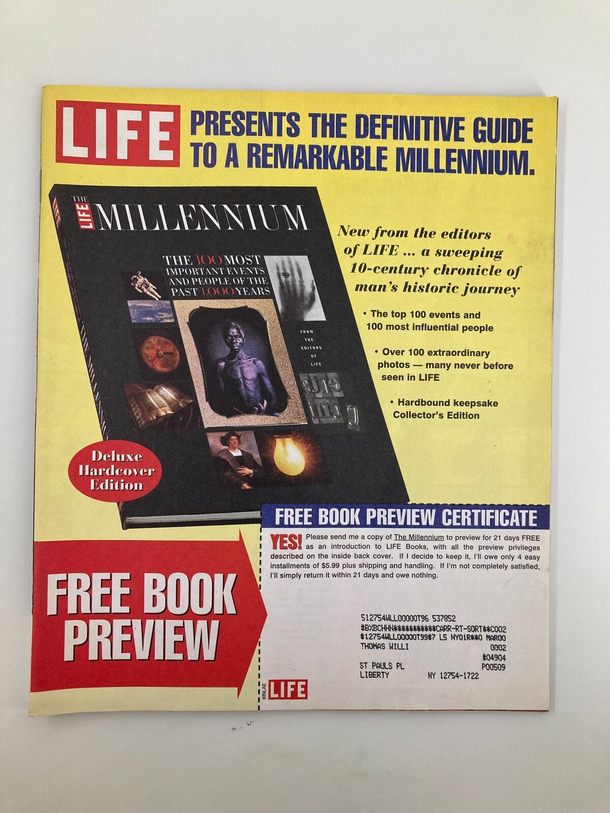Cover page of Life Magazine August 1998 featuring the headline 'Weather, What You Can Do About It', showcasing a vintage design with insights on weather phenomena.
