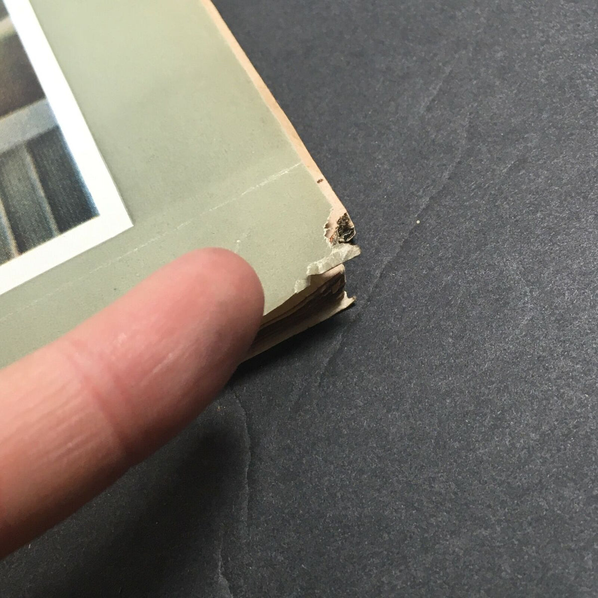 Detailed view of the damaged edge of the VTG Life Magazine July 3 1964, underscoring the magazine's vintage condition and the title 'Bob Kennedy's Week of Trial and Decision'.