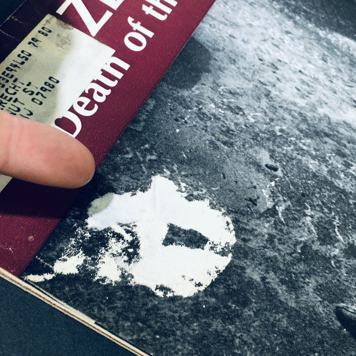 Close-up view of the cover of VTG Life Magazine August 30, 1968, highlighting some wear and an address label, part of the article 'Czechoslovakia: Death of the Bright Young Freedom'.