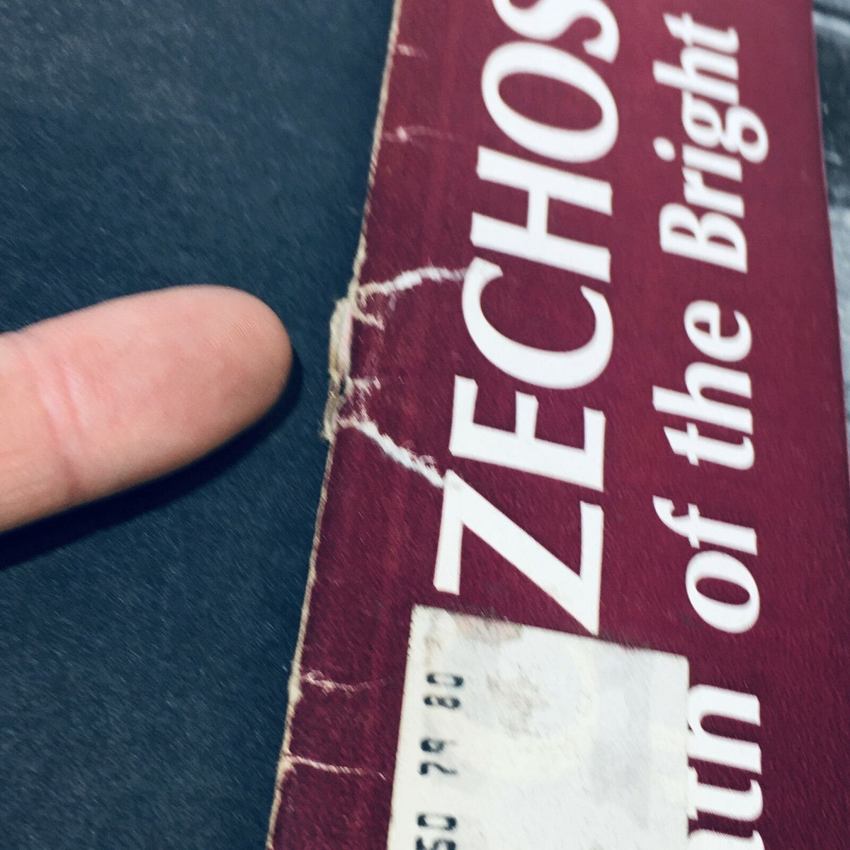 Detailed photo of the edge of the VTG Life Magazine dated August 30, 1968, showing wear and tear, with the title 'Czechoslovakia: Death of the Bright Young Freedom' visible.