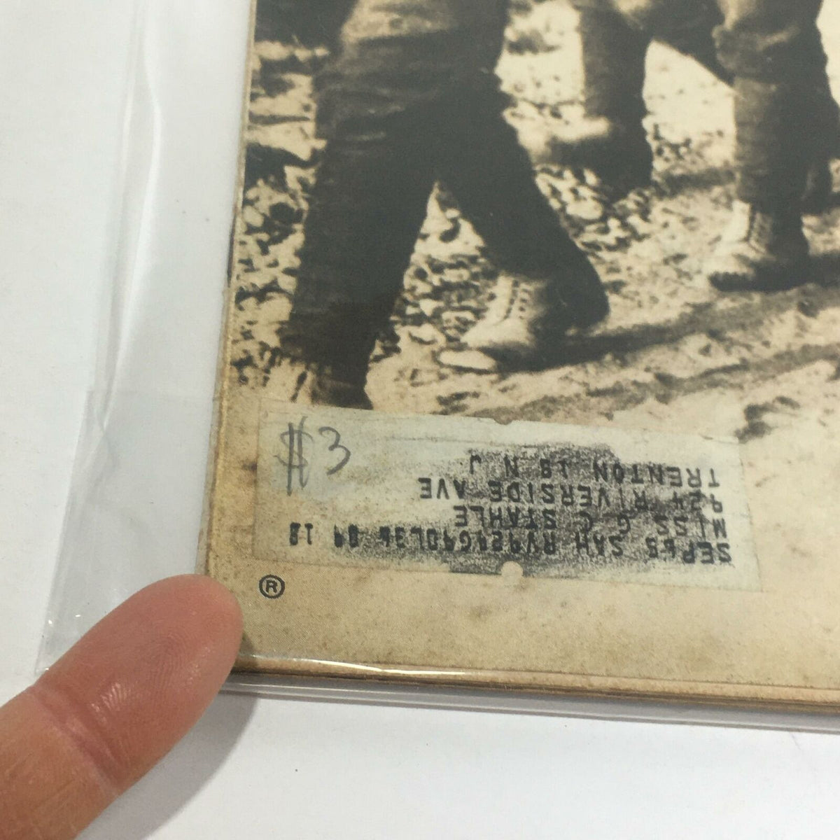 Close-up detail of the VTG Life Magazine from March 13, 1964, showing the price tag and publication information related to The First World War.
