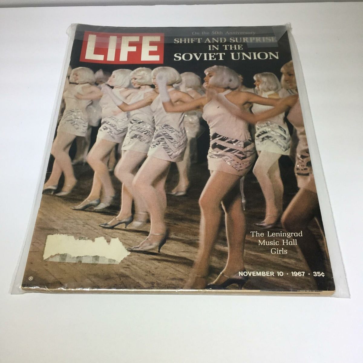 Cover of VTG Life Magazine November 10, 1967 featuring The Leningrad Music Hall for Girls, showcasing performers with signature hairstyles and costumes, reflecting the music culture of the 1960s.