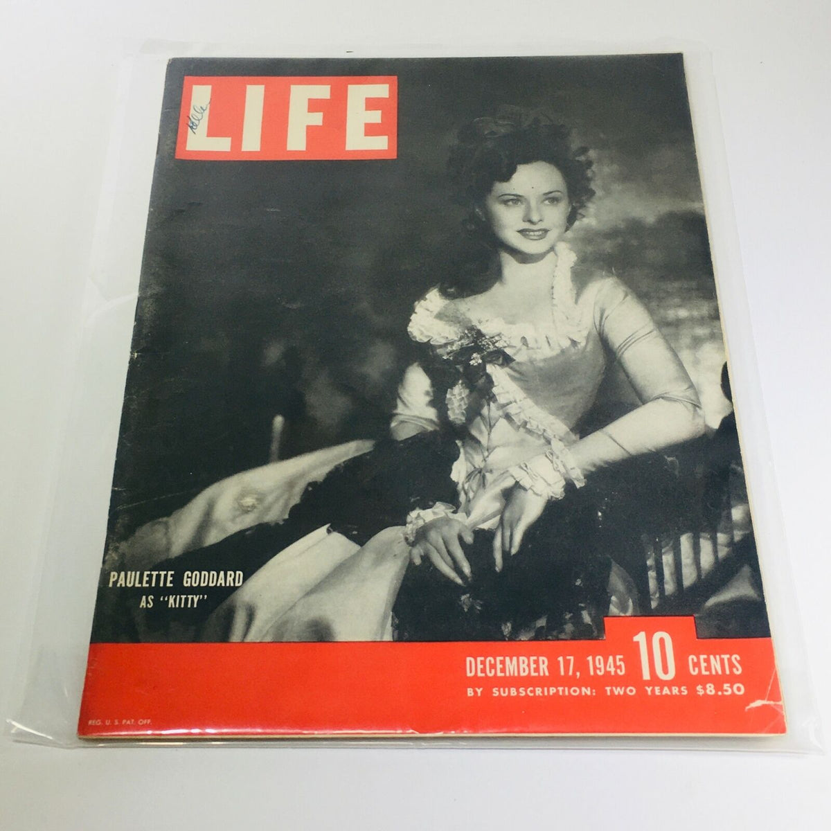 Life Magazine December 17 1945 Featuring Paulette Goddard as Kitty and Albert Speer Article
