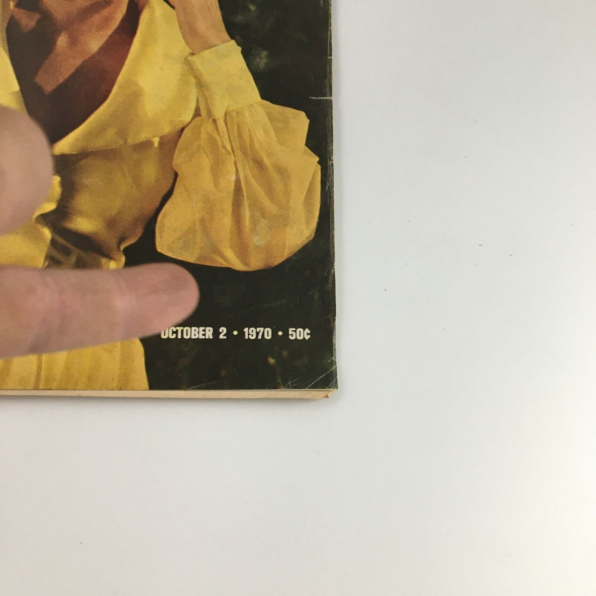 Cover of VTG Life Magazine from October 2, 1970, featuring John N. Mitchell's ex-wife Martha Mitchell, showcasing bold colors and vintage design elements.