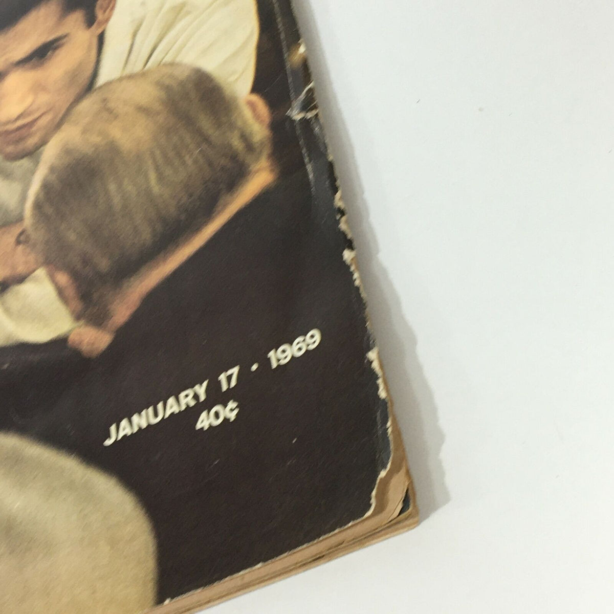 Corner of VTG Life Magazine January 17, 1969, displaying the date and price of 40 cents.