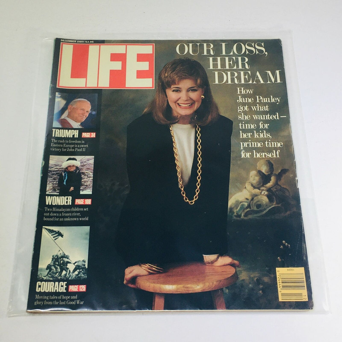 Life Magazine December 1989 Featuring Jane Pauley, Pope John Paul II, and the Pentagon History