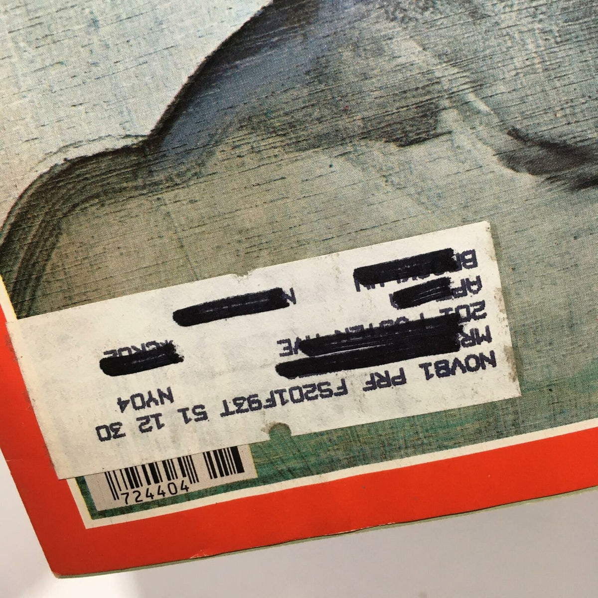 Back cover of Time Magazine June 29, 1981, with an address label, showcasing the magazine's history and authenticity.