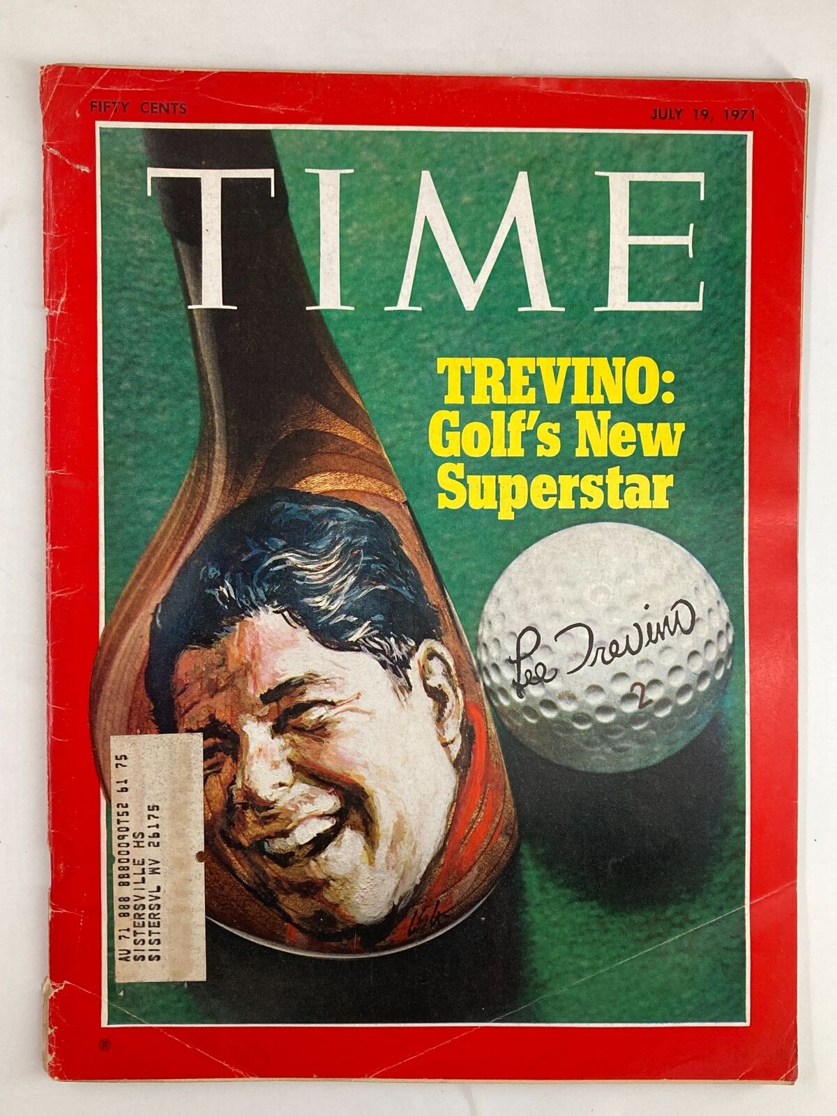 Vintage Time Magazine July 19 1971 Lee Trevino Golf's New Superstar