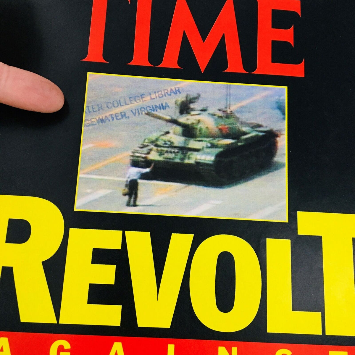 Cover of Time Magazine June 19, 1989, Vol. 133 No. 25, featuring a historic image related to the Tiananmen Square protests in China, with bold text 'TIME REVOLT AGAINST COMMUNISM', highlighting significant events in China, Poland, and the USSR.
