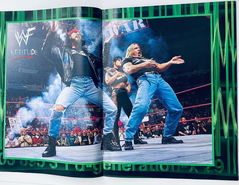 WWF World Wrestling Federation Magazine July 1998 Yank-R-Doodle DX w Poster