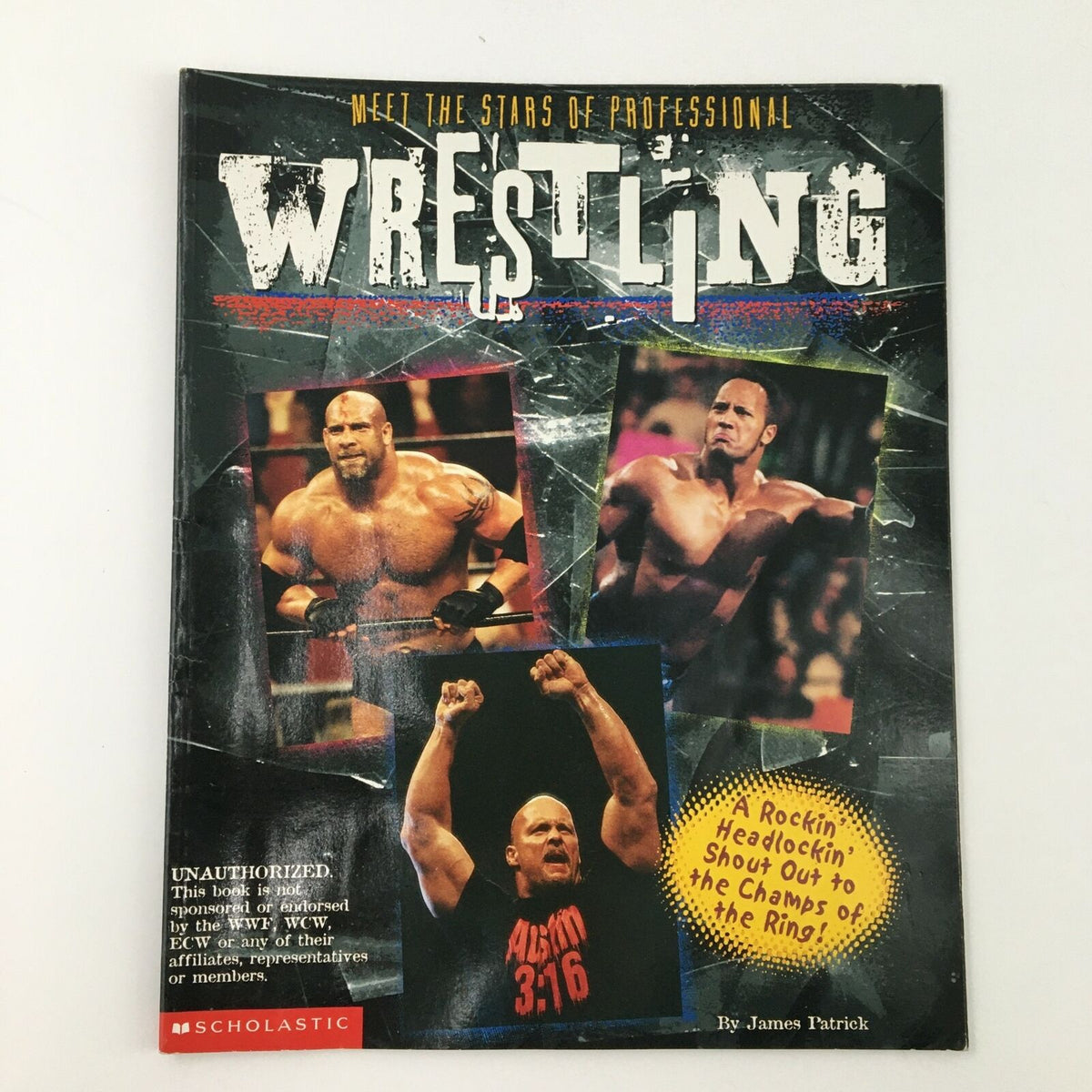 Cover of WWF WCW ECW Wrestling The Bottom Line featuring stars like Steve Austin and Triple H.