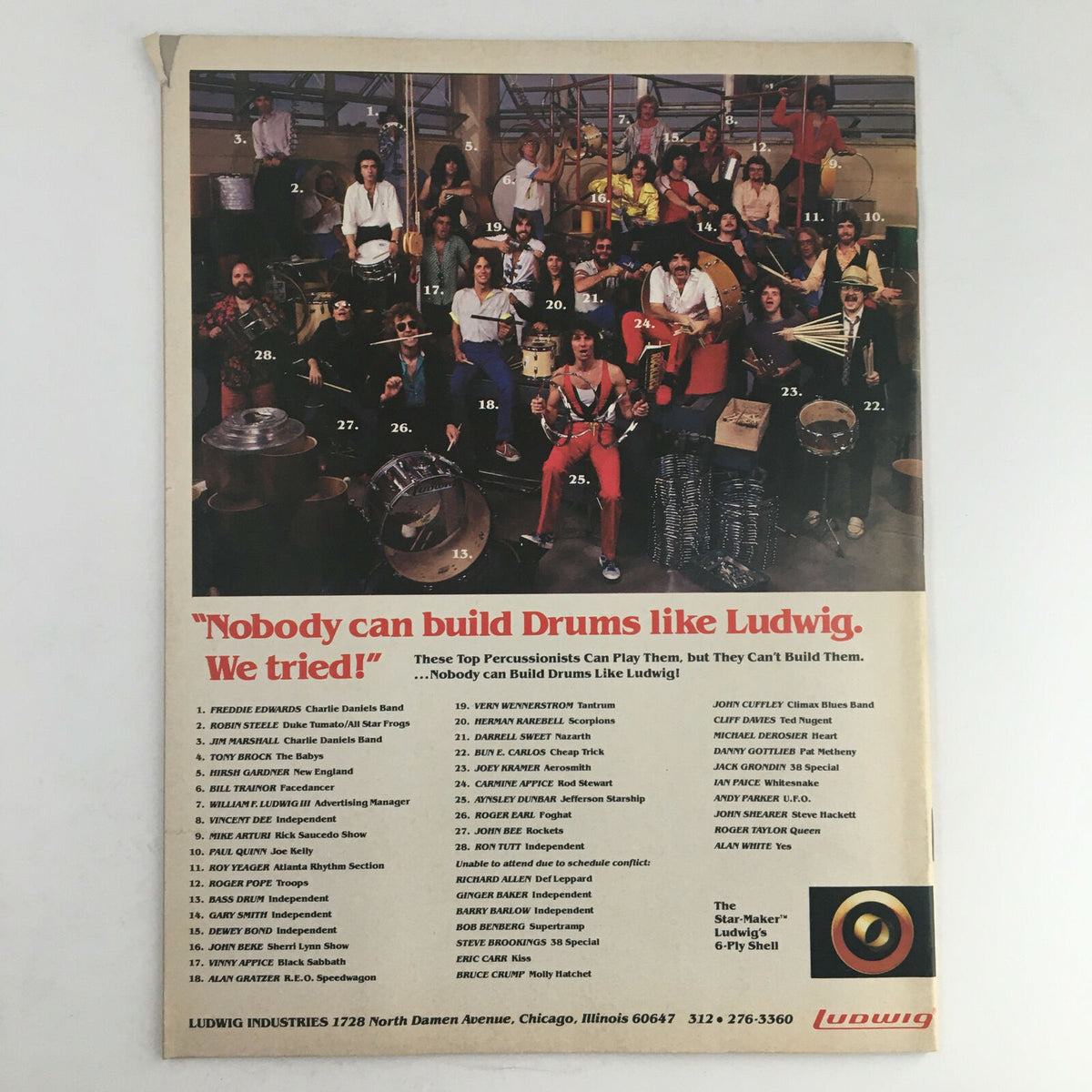Circus Magazine January 31 1981 featuring a group of percussionists with a colorful backdrop. The image highlights the vibrant music culture of the early '80s, showcasing various drummers and percussion instruments. Perfect for collectors and fans of vintage music memorabilia.