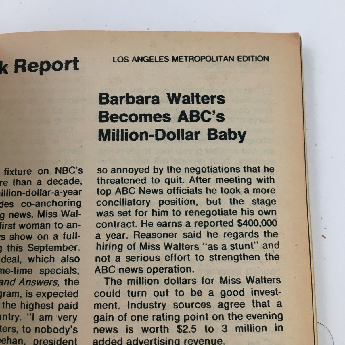 TV Guide Magazine May 1 1976 George Kennedy of The Blue Knight L.A. Edition