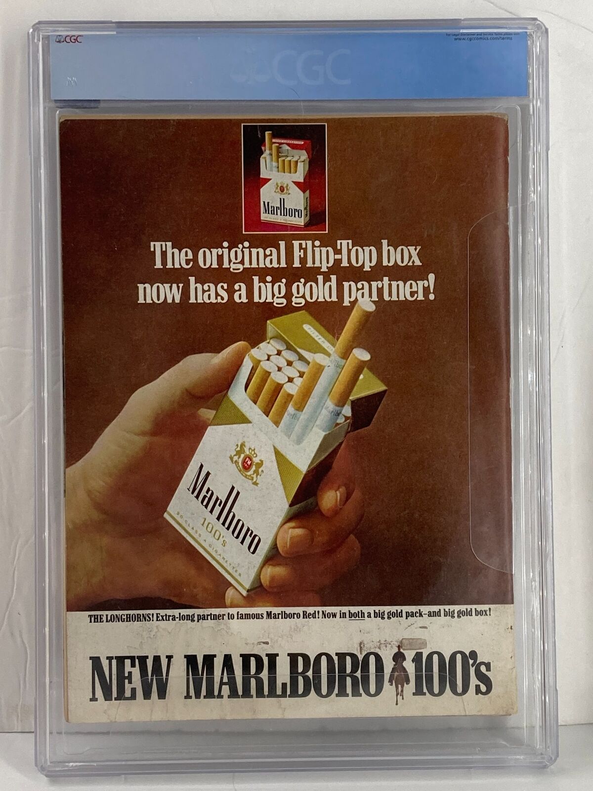 Back cover of VTG Sports Illustrated Magazine January 22, 1968 Lombardi of Green Bay featuring an advertisement for Marlboro 100's.