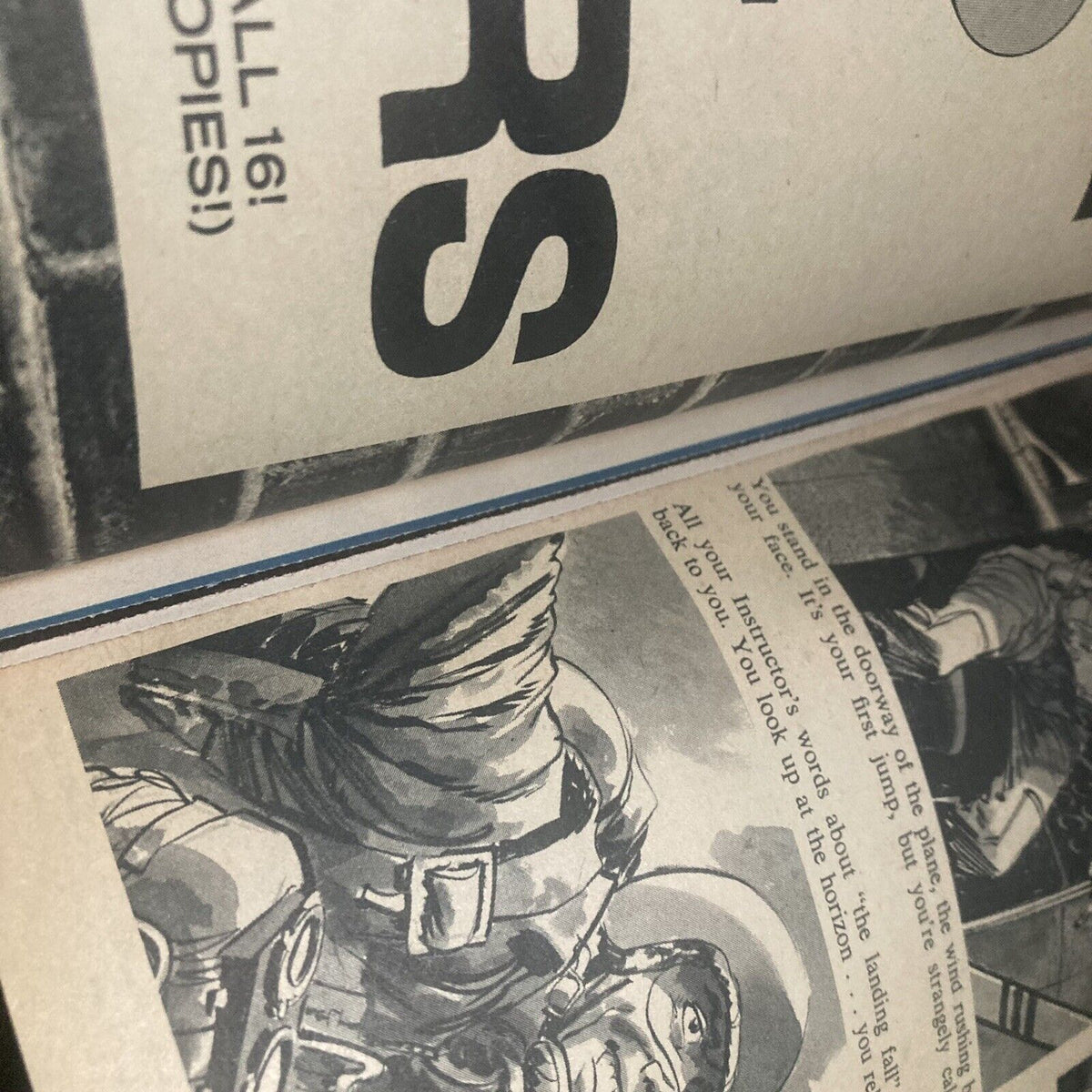 Interior page of Mad Super Special Magazine No. 4 showing comic artwork with a character in military attire and humorous text, highlighting the vintage comic style.