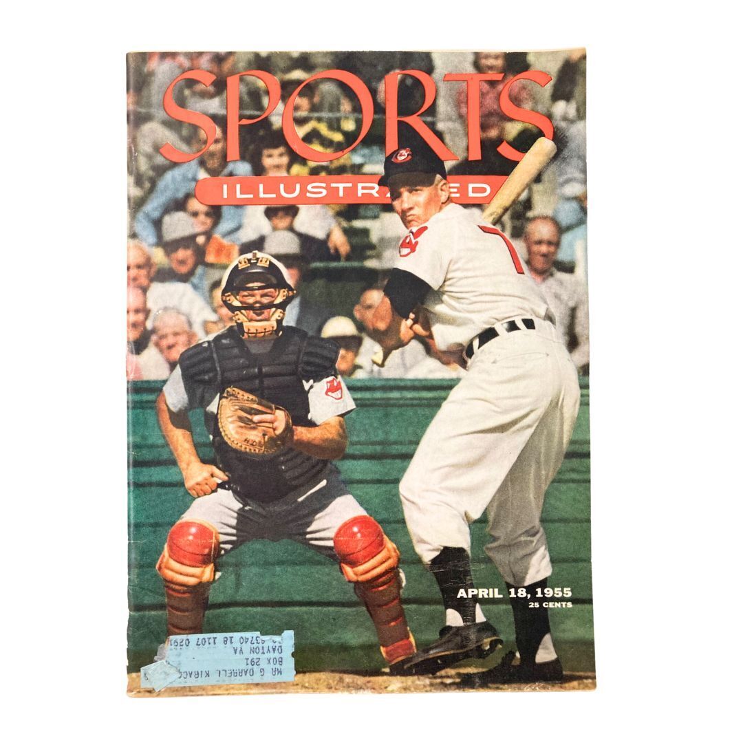 Sports Illustrated Magazine April 18 1955 Al Rosen Facing American League