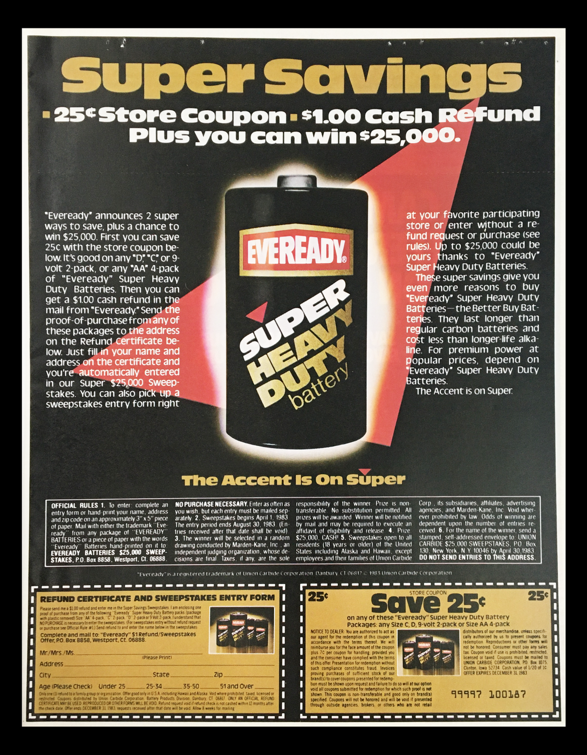 1983 Campbell's Tomato Soup Circular Coupon Advertisement highlighting marketing and promotional strategies from the 1980s, including a vibrant layout with display of Campbell's soup products and an effective call to action emphasizing savings on food.