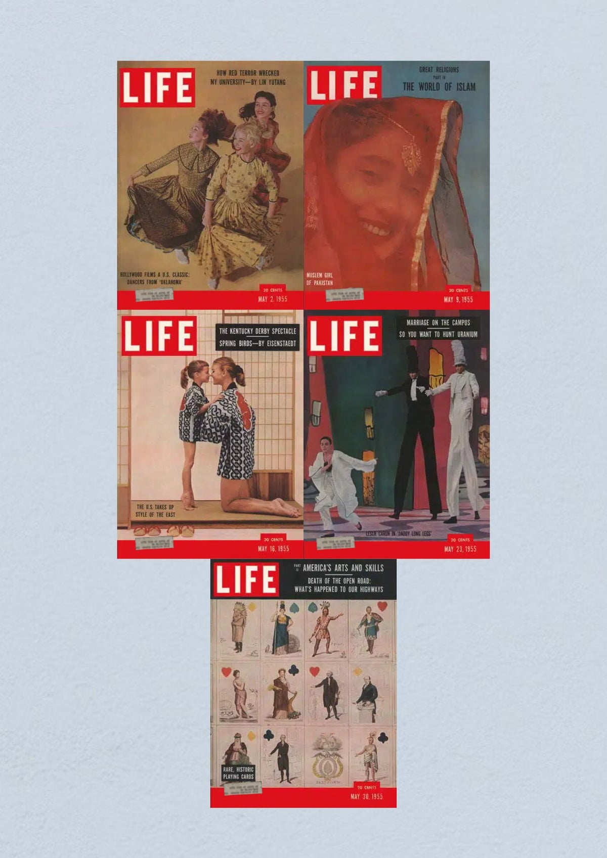 Life Magazine Cover for May 2, 1955 featuring iconic images related to Civil Rights Era