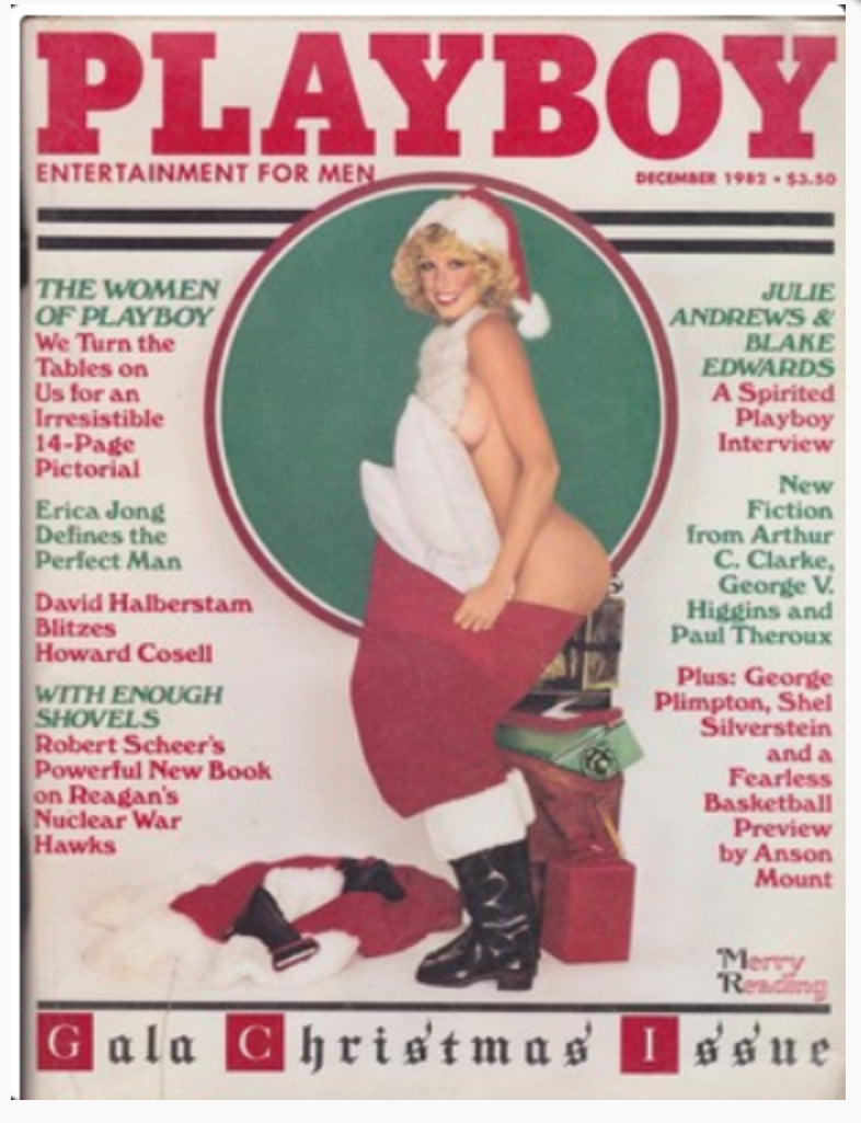 Vintage Playboy Magazine December 1982 Charlotte Kemp w Centerfold No Label
