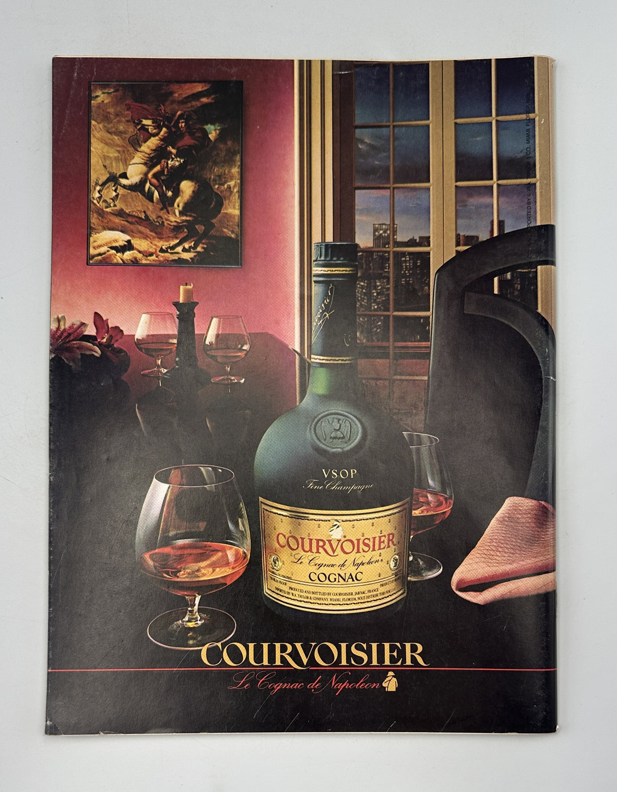 The New Yorker Magazine November 18, 1985 Coastal Cottages Gretchen Dow Simpson Cover featuring a Courvoisier cognac vintage advertisement.