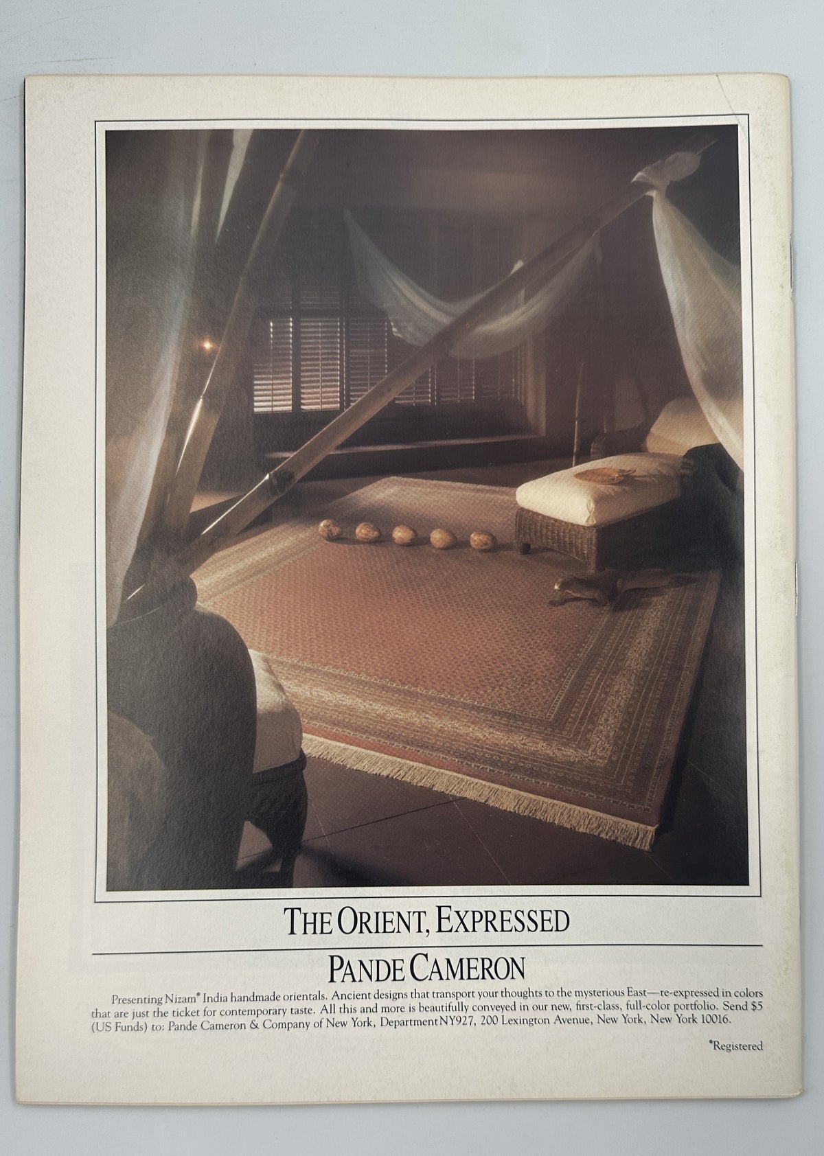 The New Yorker Magazine September 28, 1987 Elevator Buttons Paul Degen Cover VG, interior advertisement for The Orient Express featuring a vintage sleeping compartment