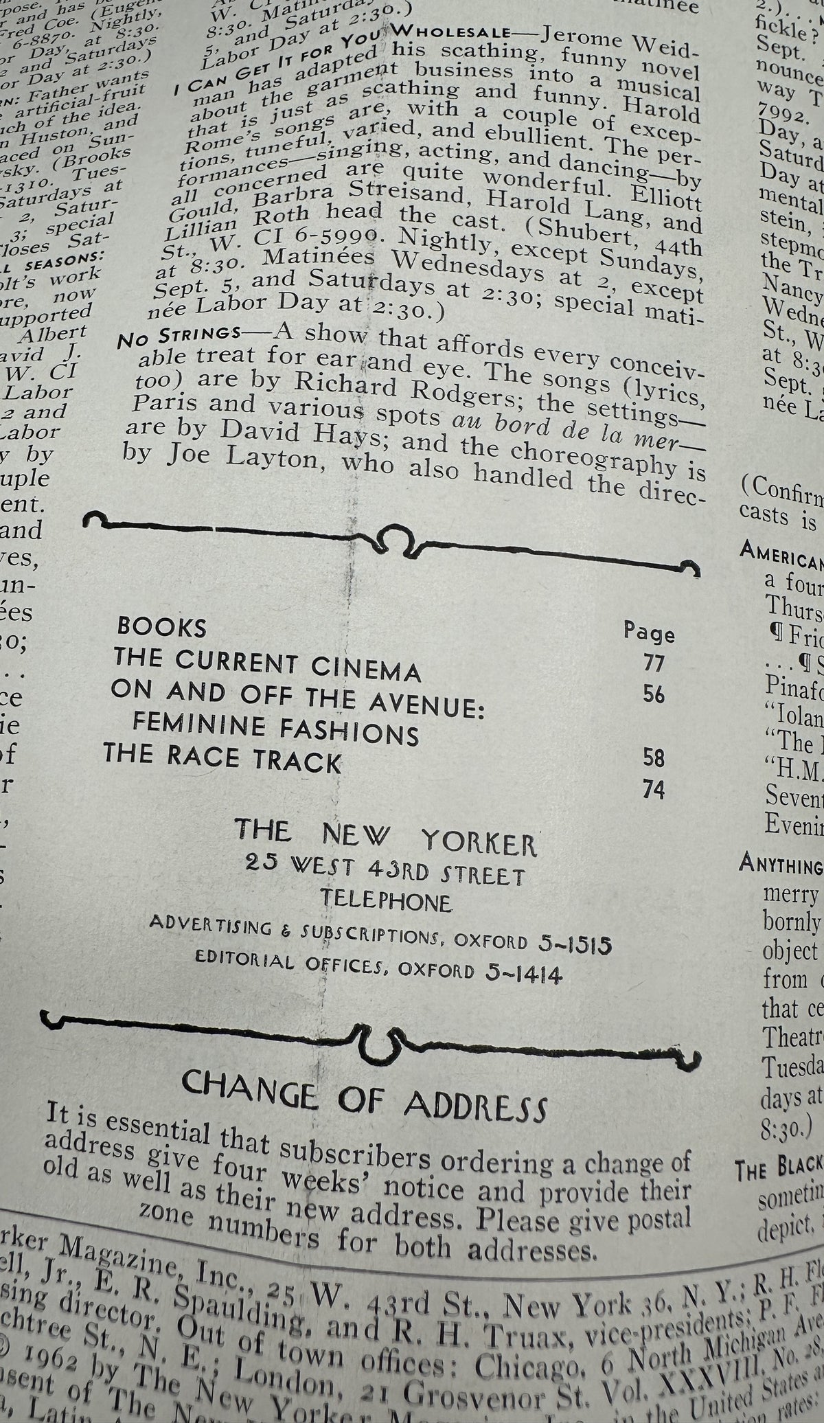 The New Yorker Magazine September 1, 1962 Train Platform Arthur Getz Cover