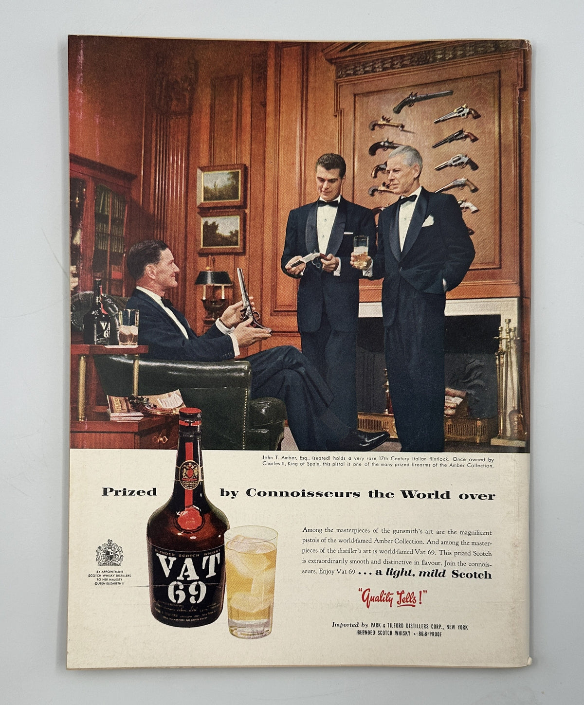 The New Yorker Magazine November 5, 1955 Apple Tree Roger Duvoisin Cover interior vintage whisky advertisement showing formally dressed men in a richly furnished room and a bottle with a glass
