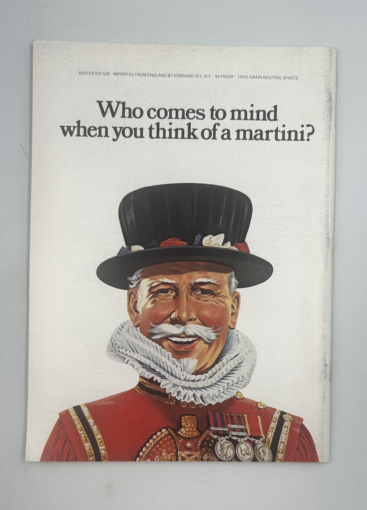 The New Yorker Magazine May 12, 1975 Rocking Chairs Arthur Getz Cover VG, back cover martini advertisement featuring an illustrated military band character