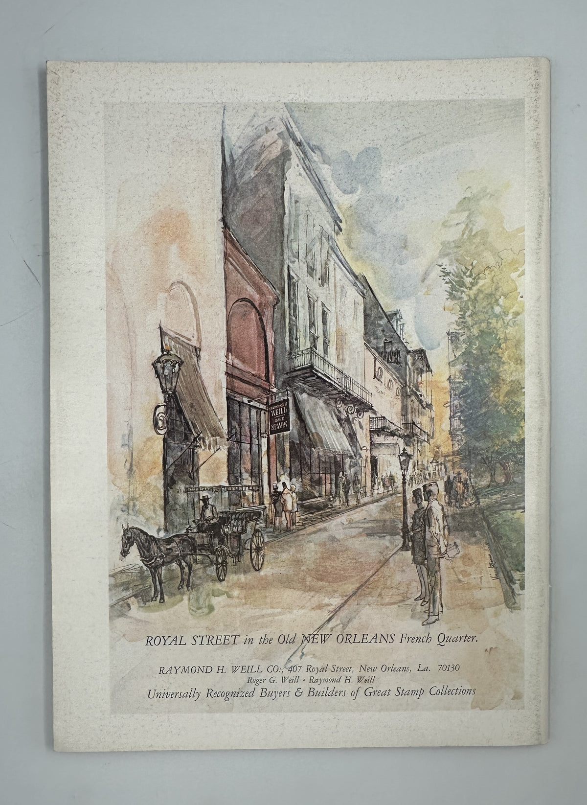 The New Yorker Magazine December 13, 1976 Christmas Mail Entryway Laura Jean Allen VG illustrated interior page depicting a historic city street with buildings, pedestrians, and horse-drawn carriages