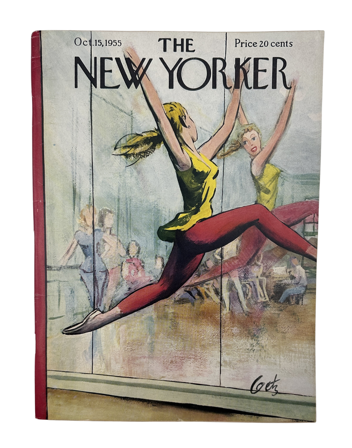 The New Yorker Magazine October 15, 1955 Ballet Dancer Arthur Getz Cover