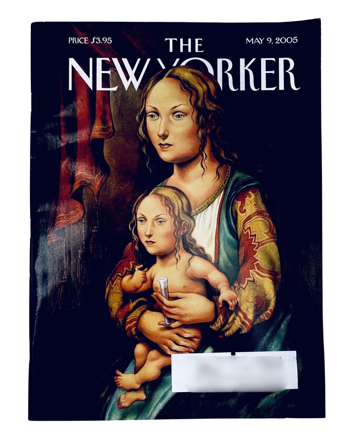 The New Yorker Magazine May 9, 2005 Mother Child Portrait Anita Kunz Cover VG, featuring an illustrated mother holding a child on the front cover.