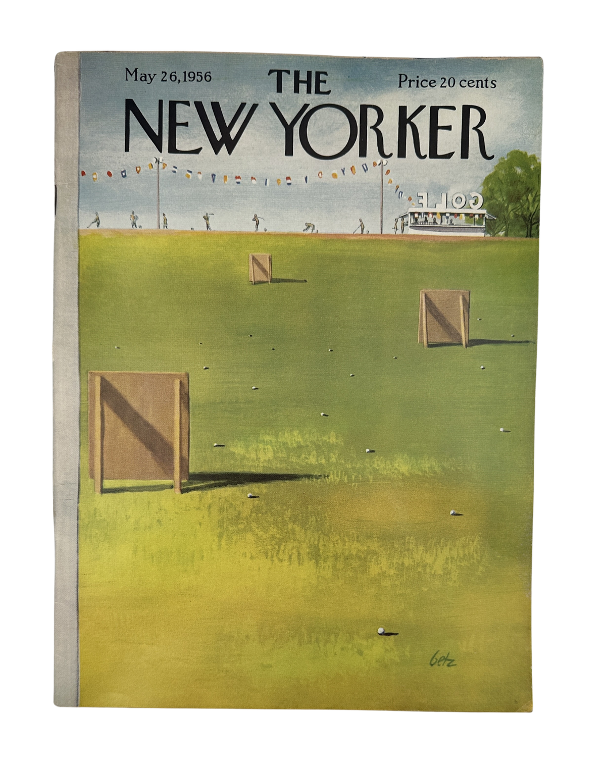 The New Yorker Magazine May 26, 1956 Golf Course Arthur Getz Cover