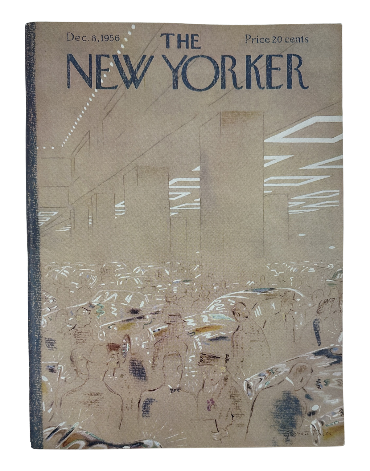 The New Yorker Magazine December 8, 1956 Parking Garage Garrett Price Cover