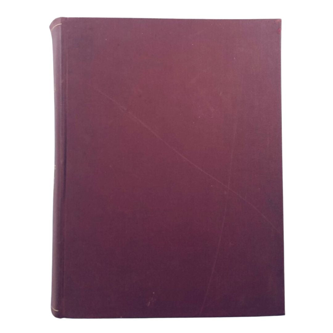 Cover of the VTG 1937 Bound Life Magazine September - October complete issue, showcasing a vintage maroon binding.