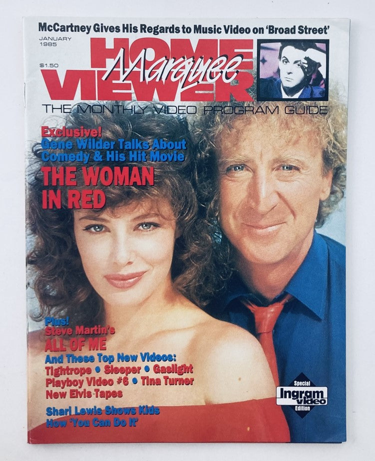 Vintage Home Viewer Magazine January 1985 Gene Wilder & Kelly LeBrock No Label