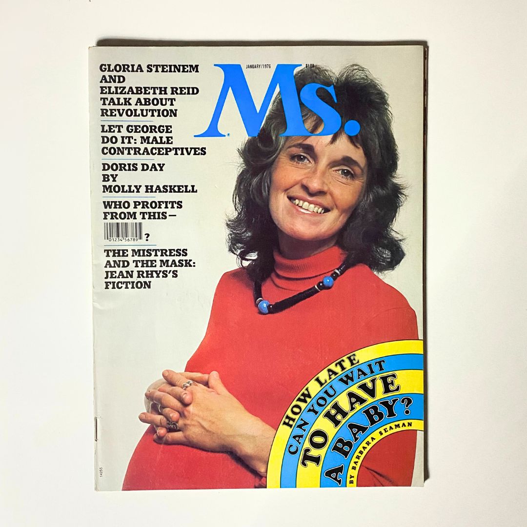 Vintage Ms. Magazine January 1976 Vol 4 No. 7 The Mistress & The Mask No Label